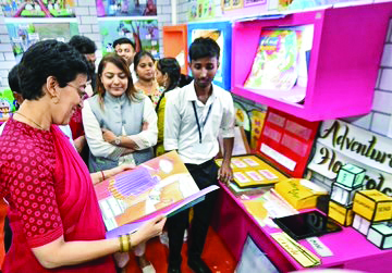 Atishi inaugurates exhibition on teaching materials for primary classes