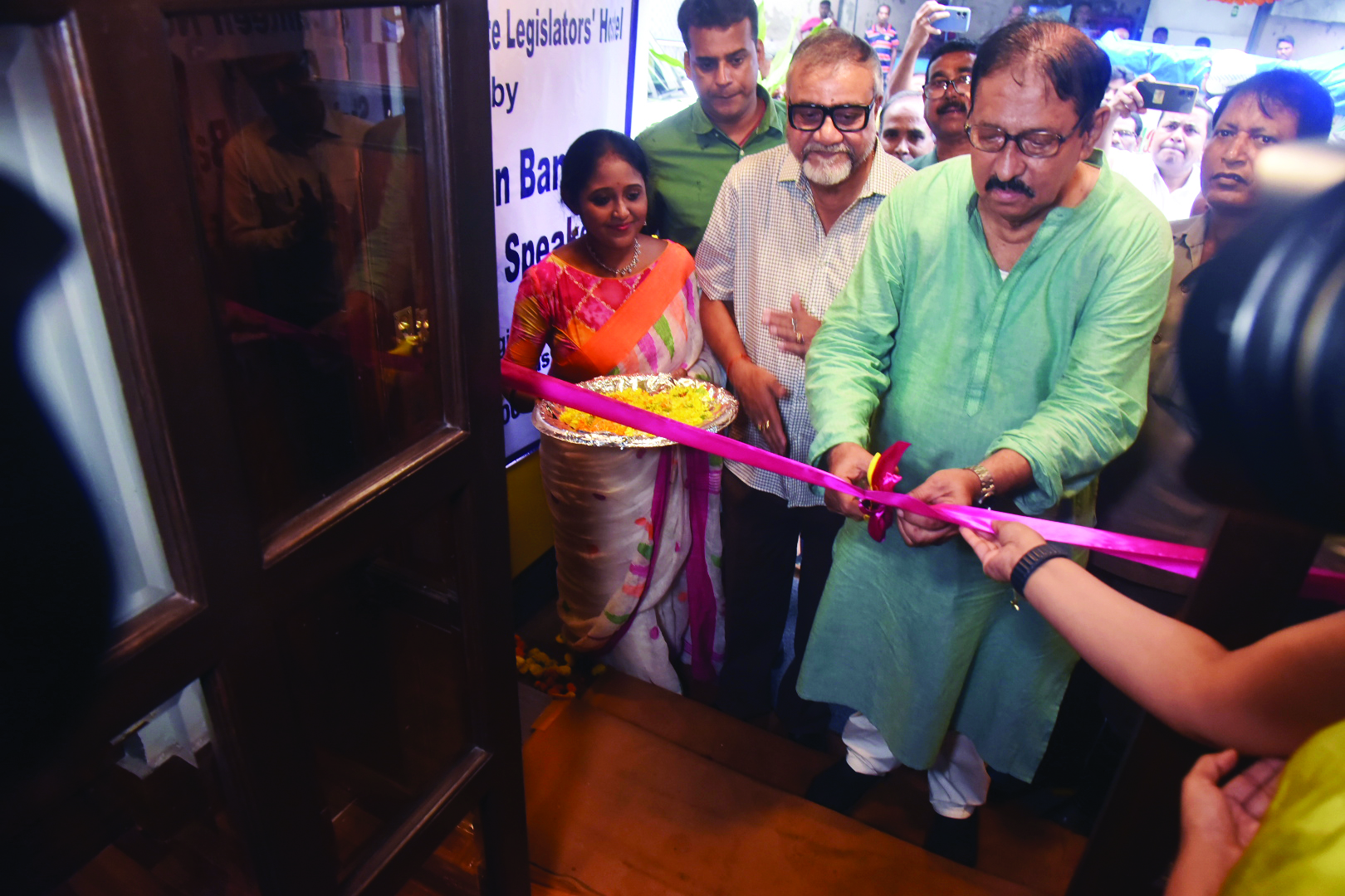 Speaker inaugurates restaurant adjacent to MLA hostel