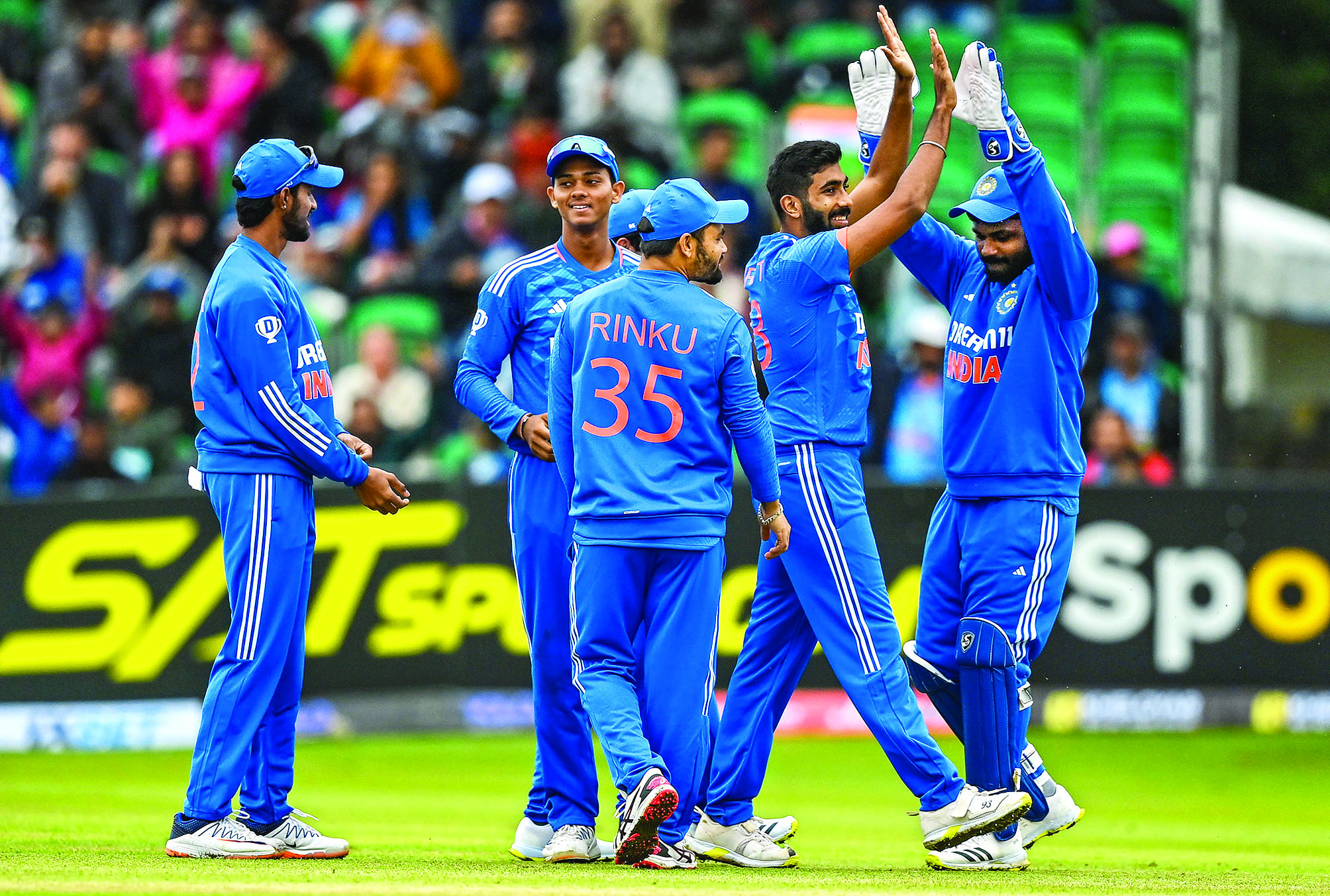 T20I: India pip Ireland by two runs in DLS Method, take 1-0 lead