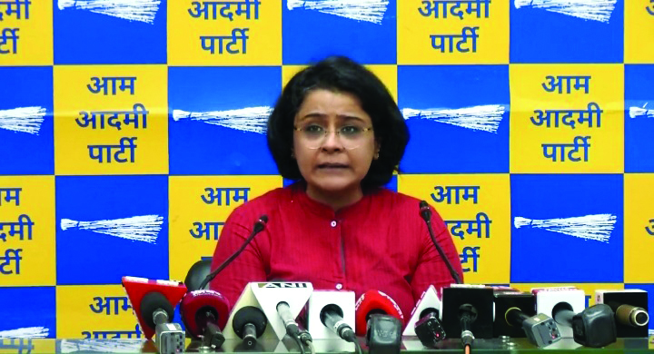 AAP attacks BJP over sharp decline of rupee against dollar AAP attacks BJP over sharp decline of rupee against dollar