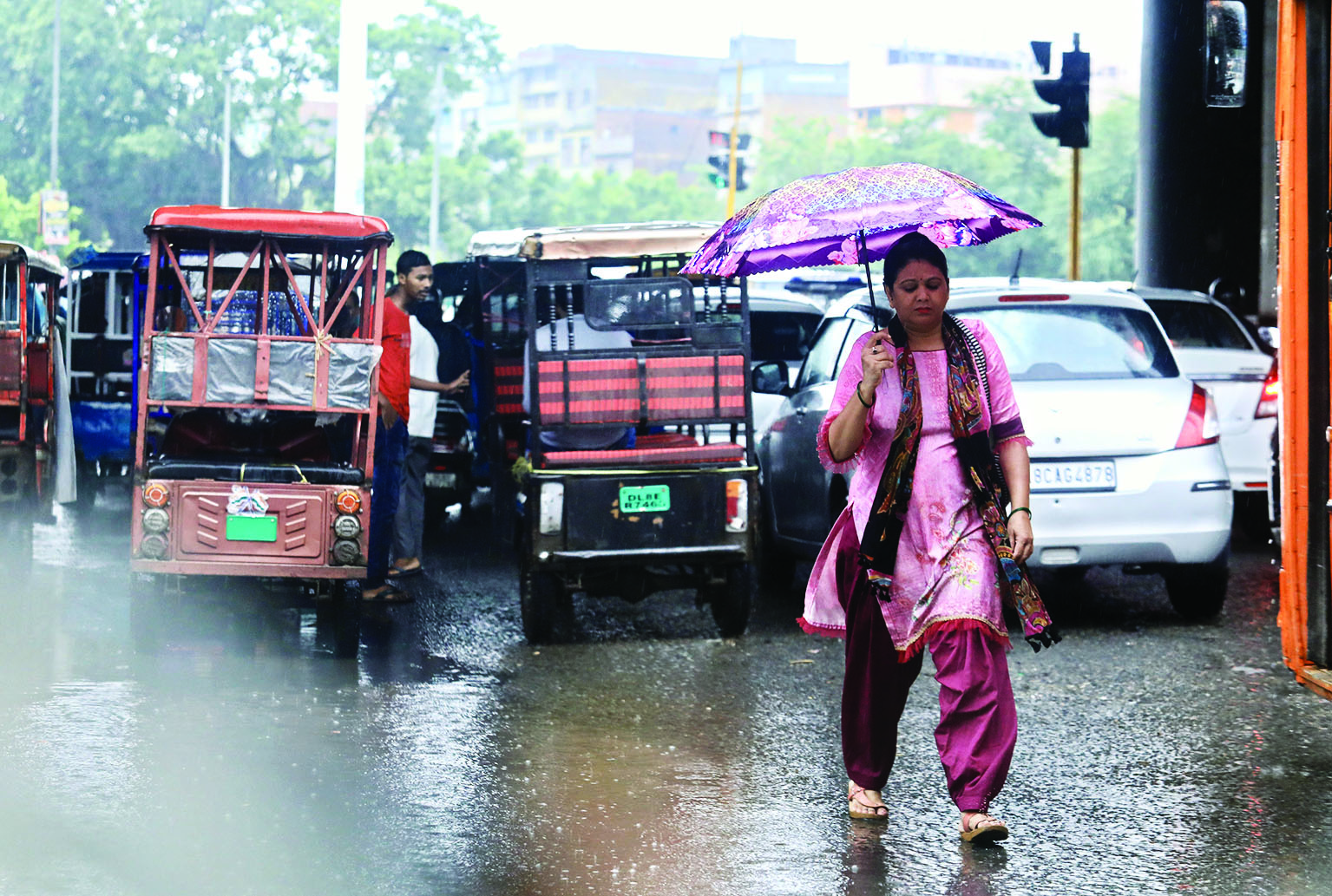 Parts of Capital receive fresh spell of rain