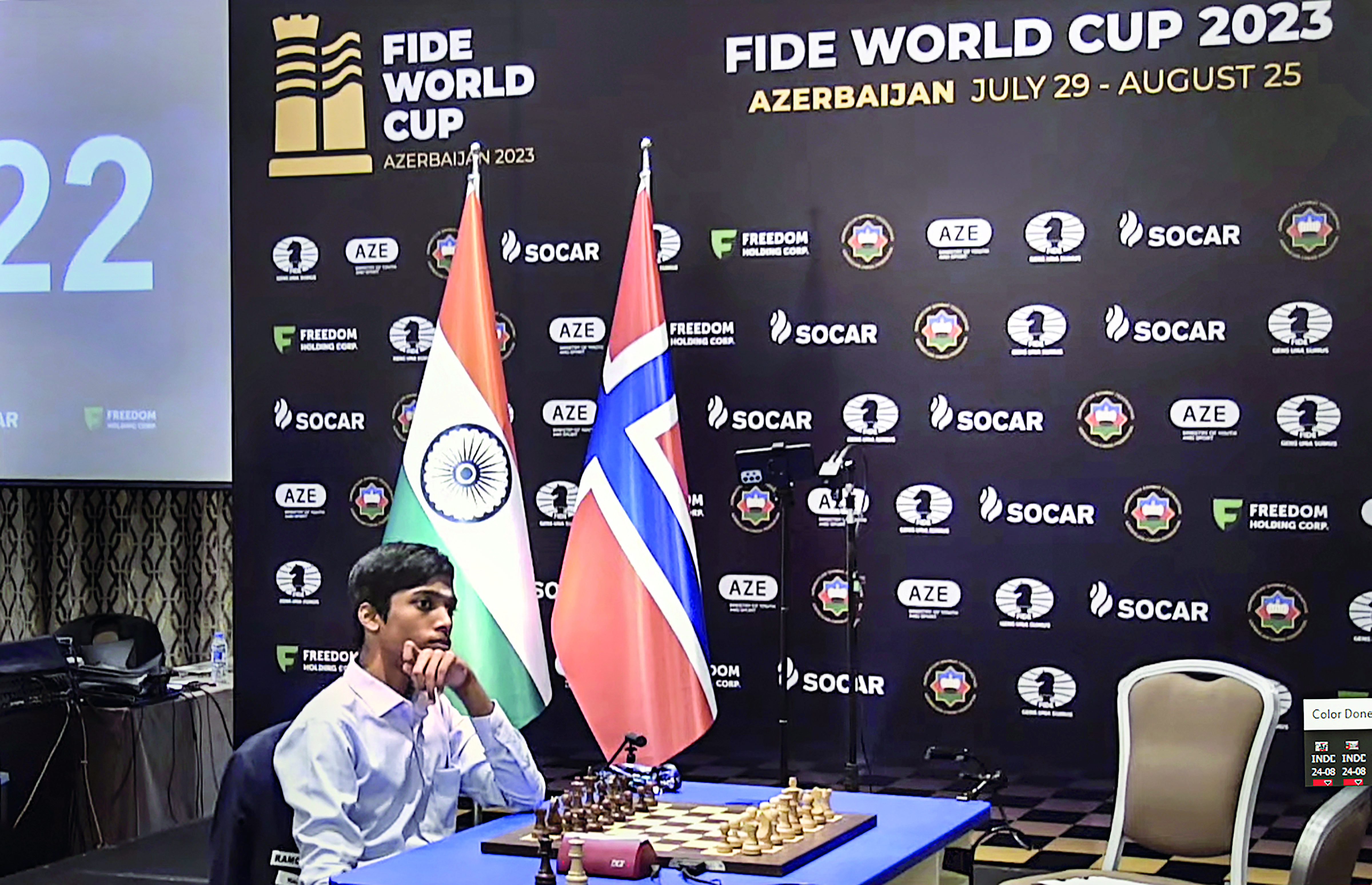 Praggnanandhaa falls in final, Magnus Carlsen wins maiden FIDE World Cup Praggnanandhaa falls in final, Magnus Carlsen wins maiden FIDE World Cup