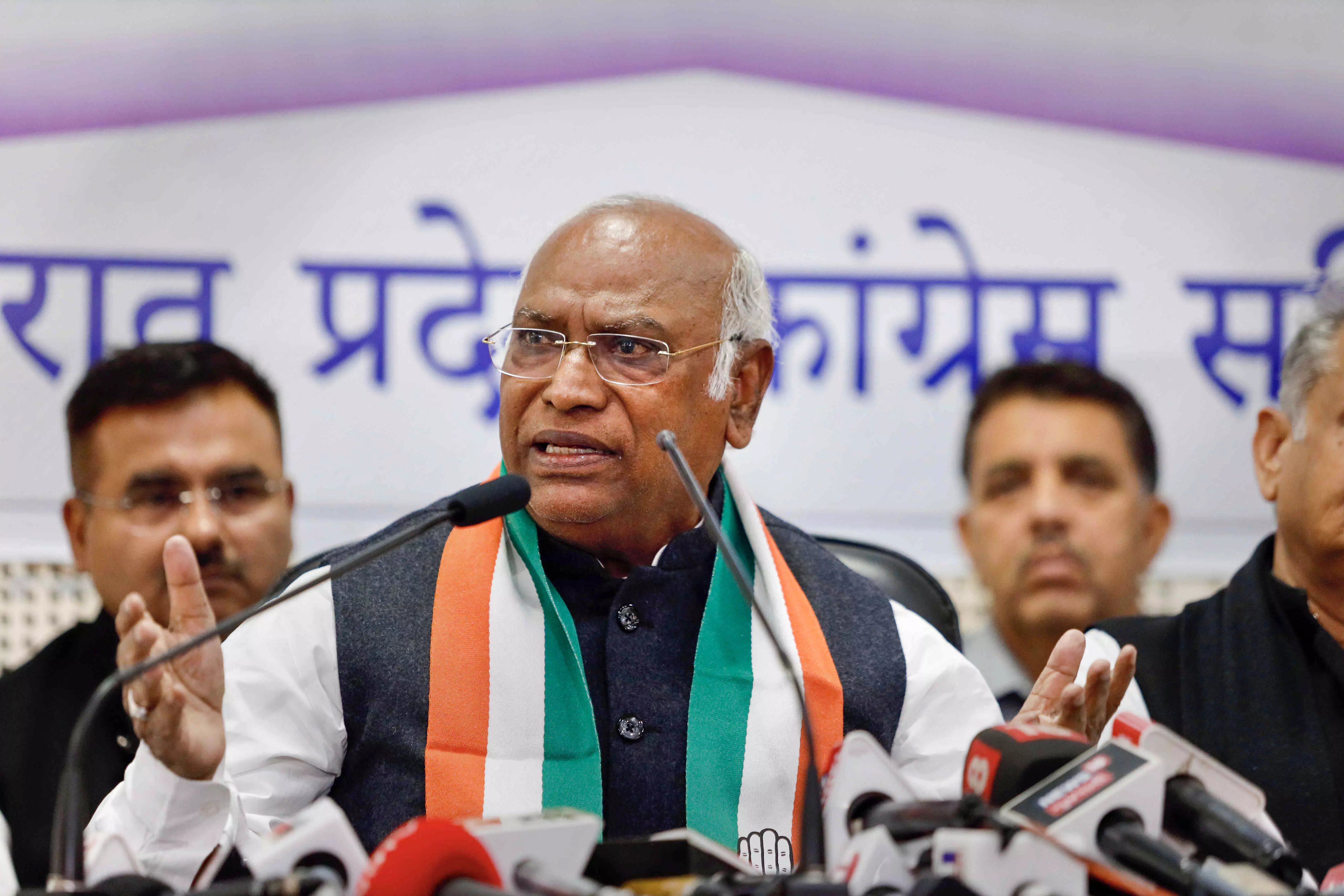 BJP has made MP laboratory for atrocities on Dalits, alleges Kharge BJP has made MP laboratory for atrocities on Dalits, alleges Kharge