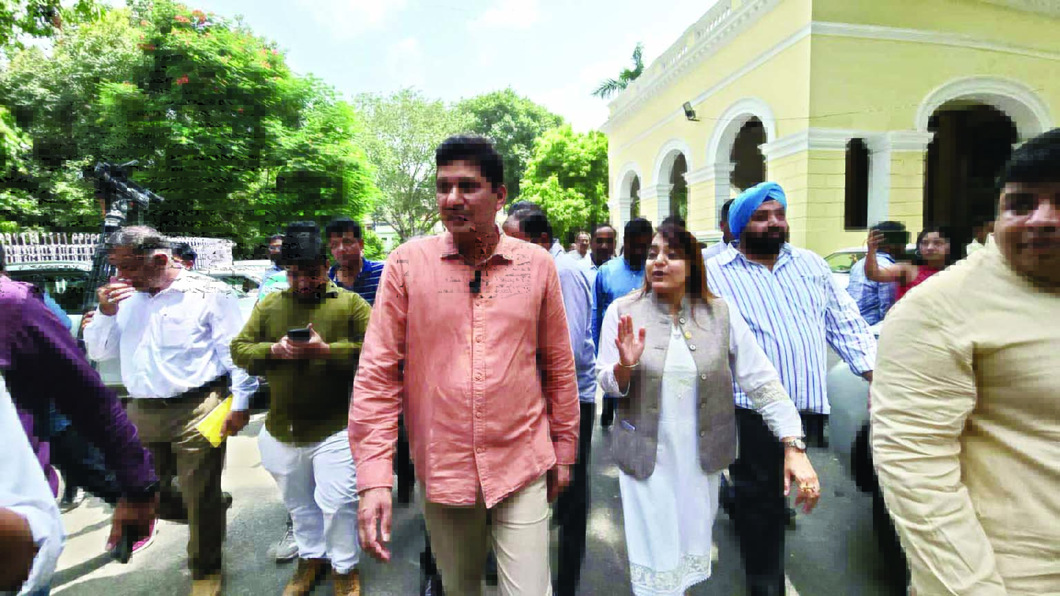 Min Saurabh Bharadwaj and Mayor Shelly Oberoi inspect preparations Min Saurabh Bharadwaj and Mayor Shelly Oberoi inspect preparations