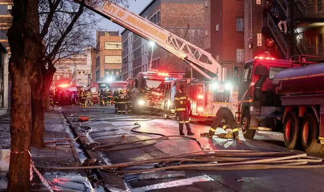 Several people killed in fire in multi-storey building in Johannesburg