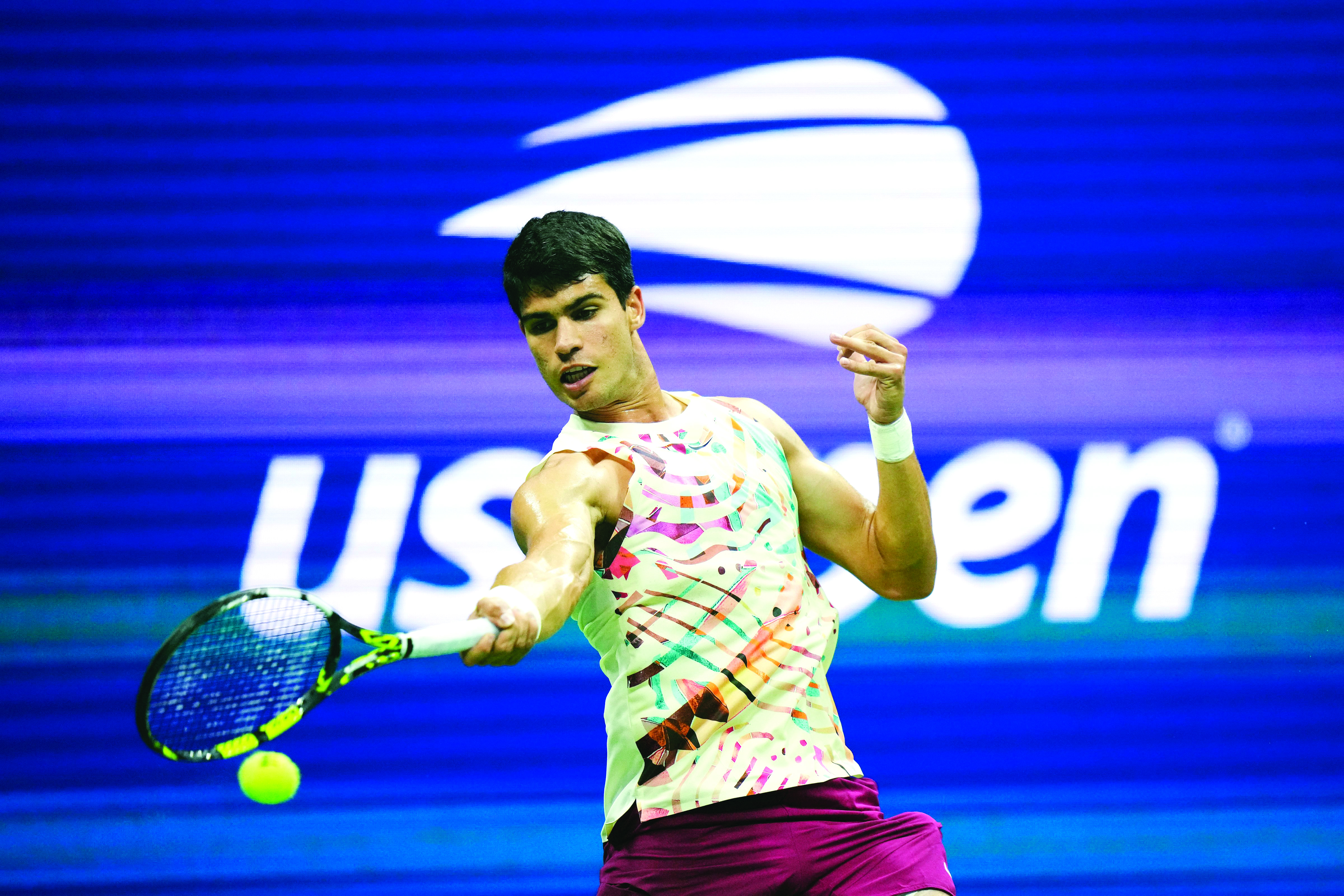 US Open 2023: Carlos Alcaraz downs Dan Evans to keep title defense alive