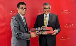 CJI meets Singapore counterpart, witnesses signing of MoU between Supreme Courts of two nations