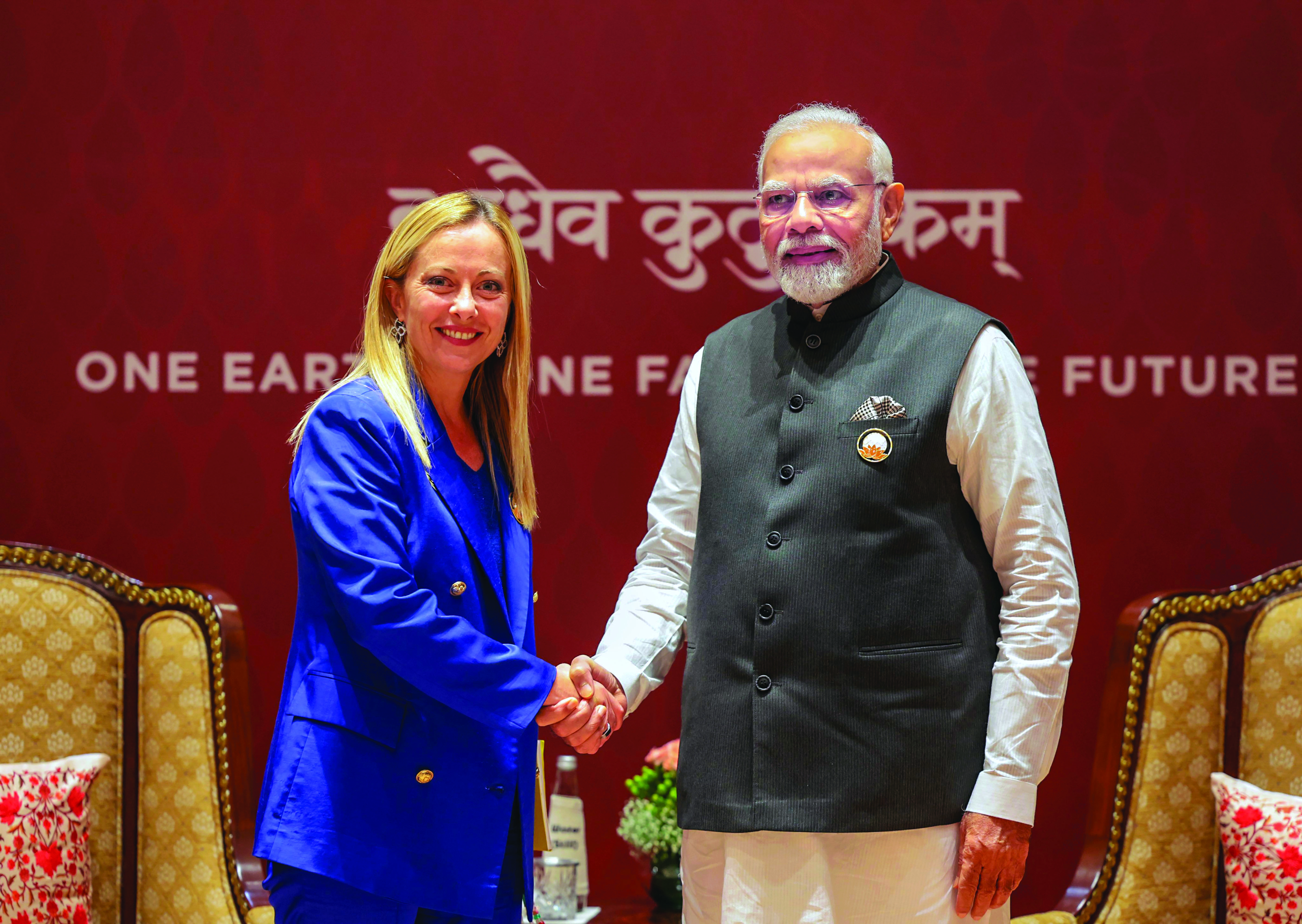 PM holds bilateral talks with Italy’s Giorgia Meloni