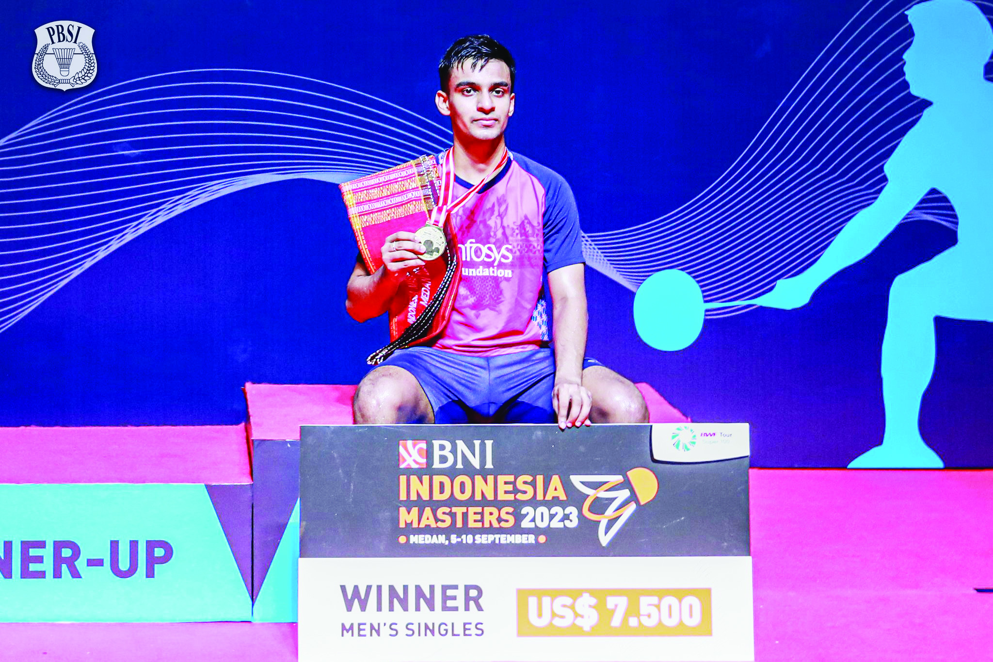 India’s Kiran George wins Indonesia Masters ’23 title