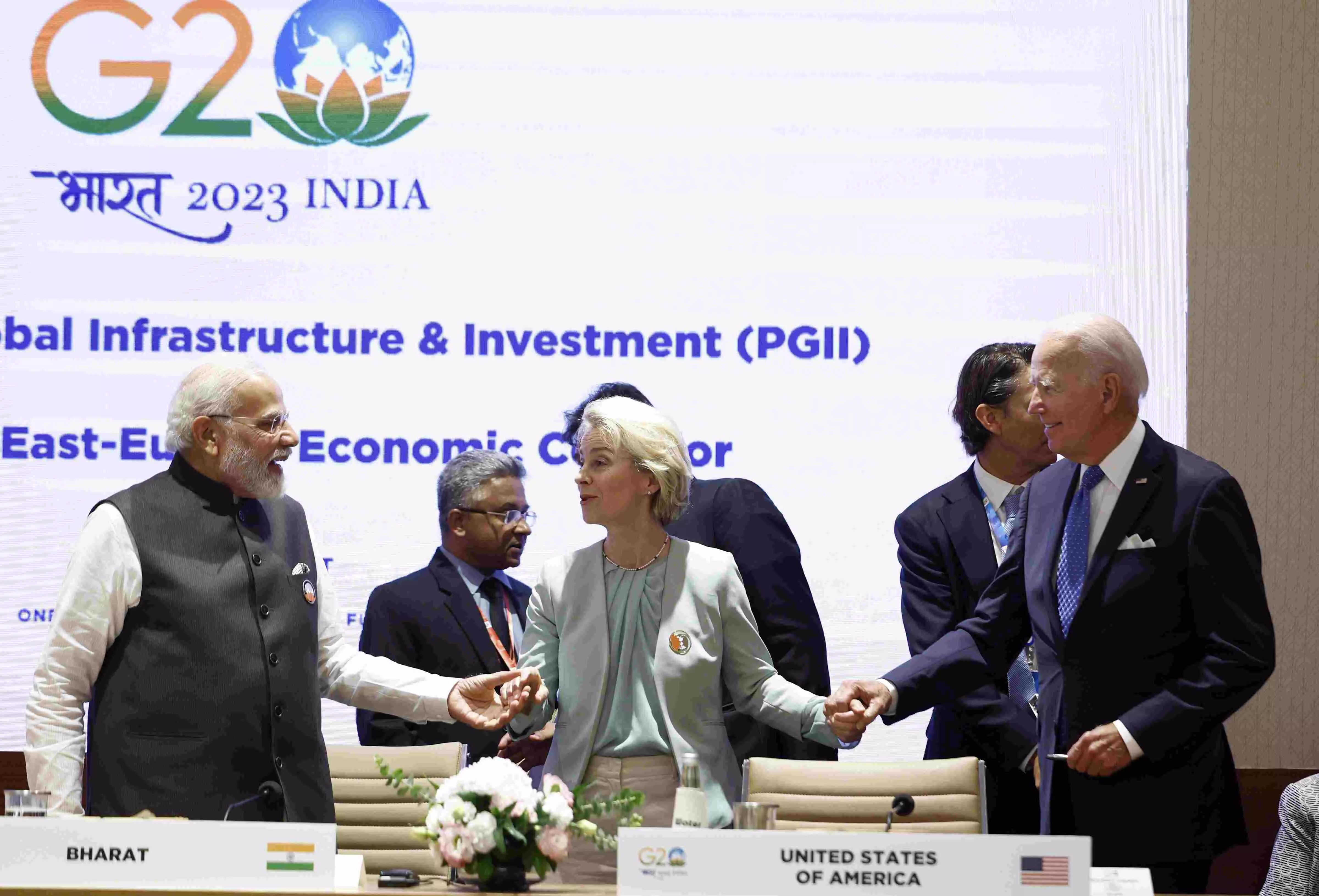 G20 presidencies of last year, 2024 hand over sapling to PM Modi