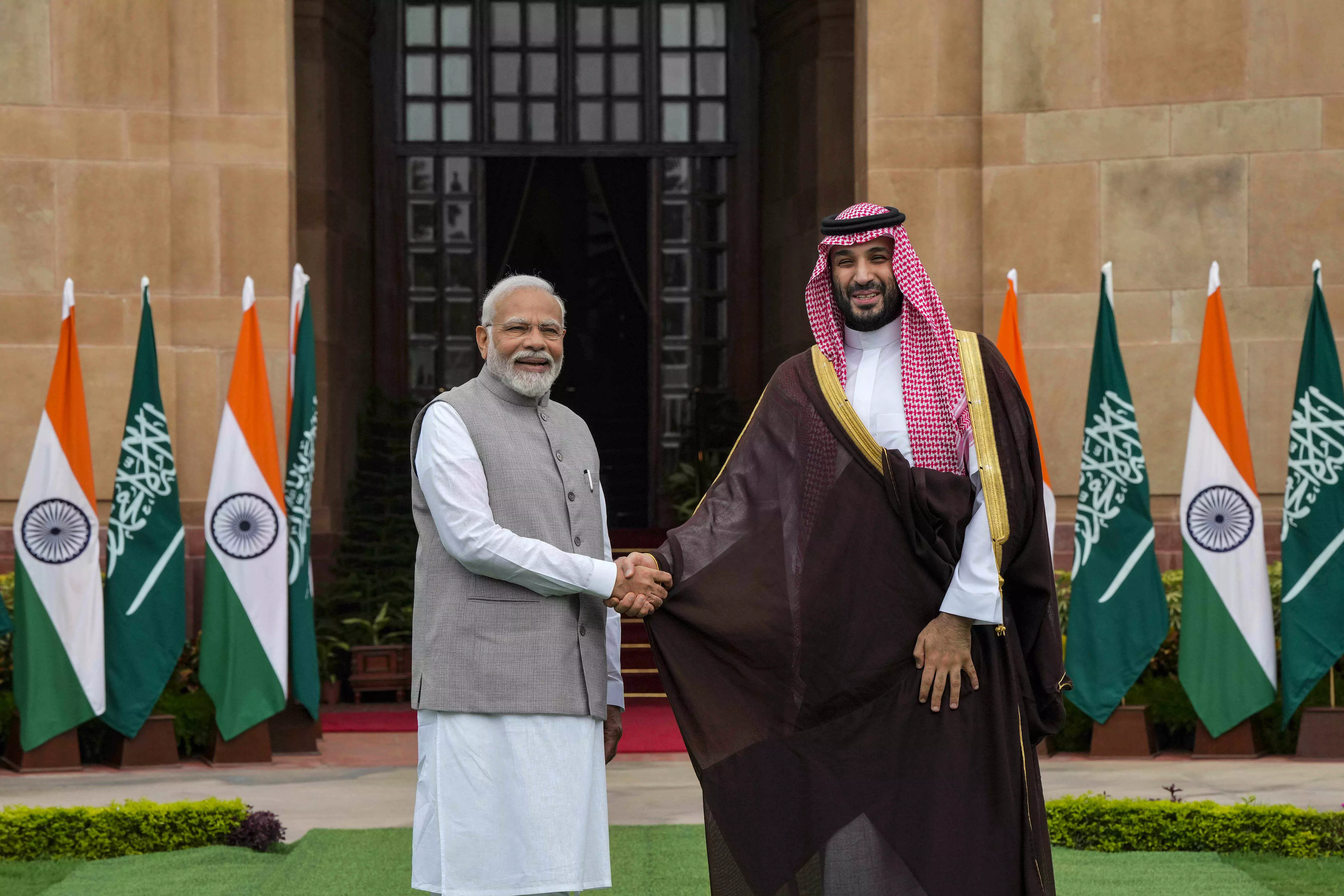 PM Modi holds meetings with Saudi Crown Prince