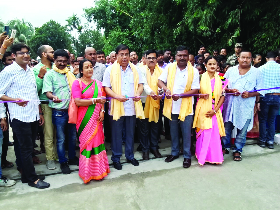 Udayan Guha inaugurates   Jorai Bridge in Alipurduar