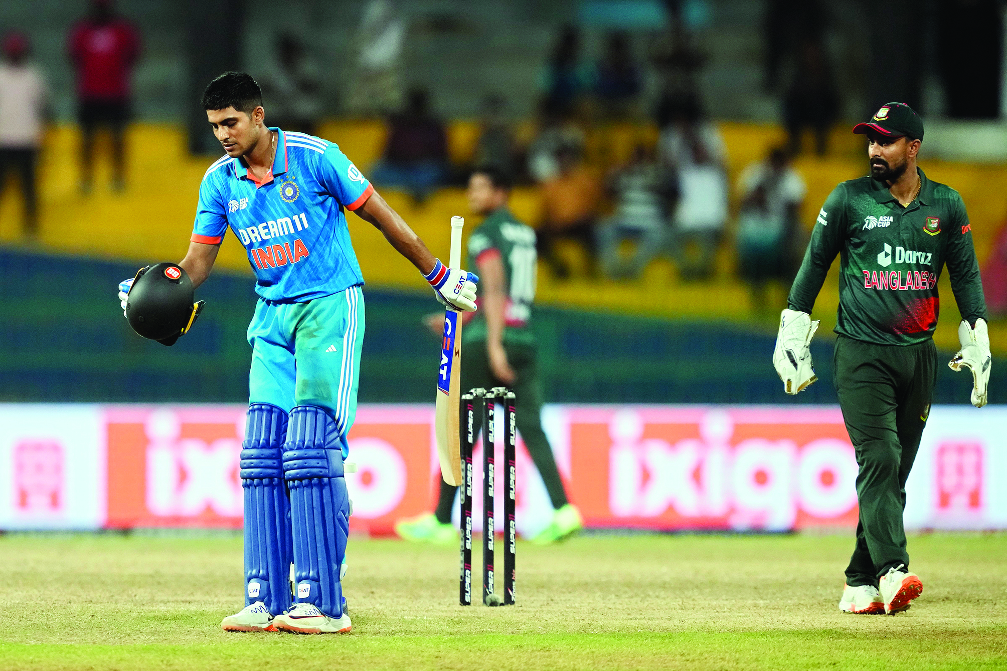 Gill’s ton silver lining in India’s six-run defeat against B’desh