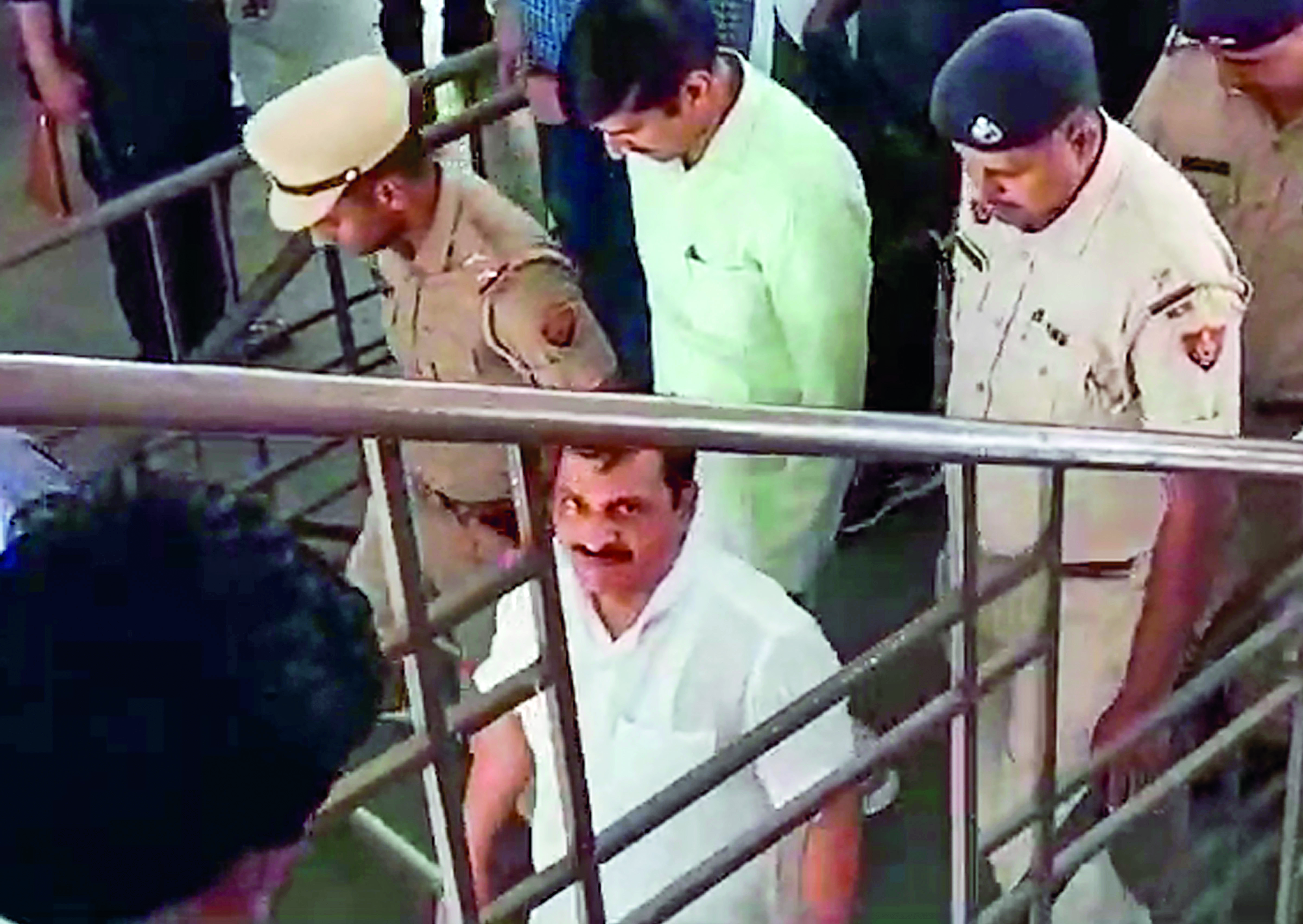 Cong MLA Mamman Khan held Cong MLA Mamman Khan held