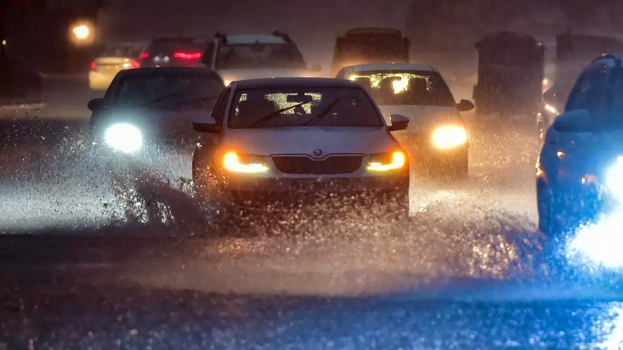 Amid heavy rains Delhi, NCR witness waterlogging and traffic jam