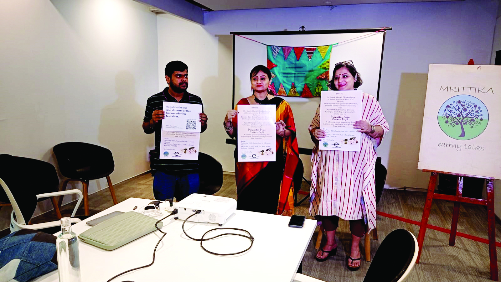 Climate activists pitch for awareness against harmful effects of plastic flexes