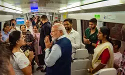 PM Modi inaugurates extension of the Delhi Metros Airport Line, takes metro ride
