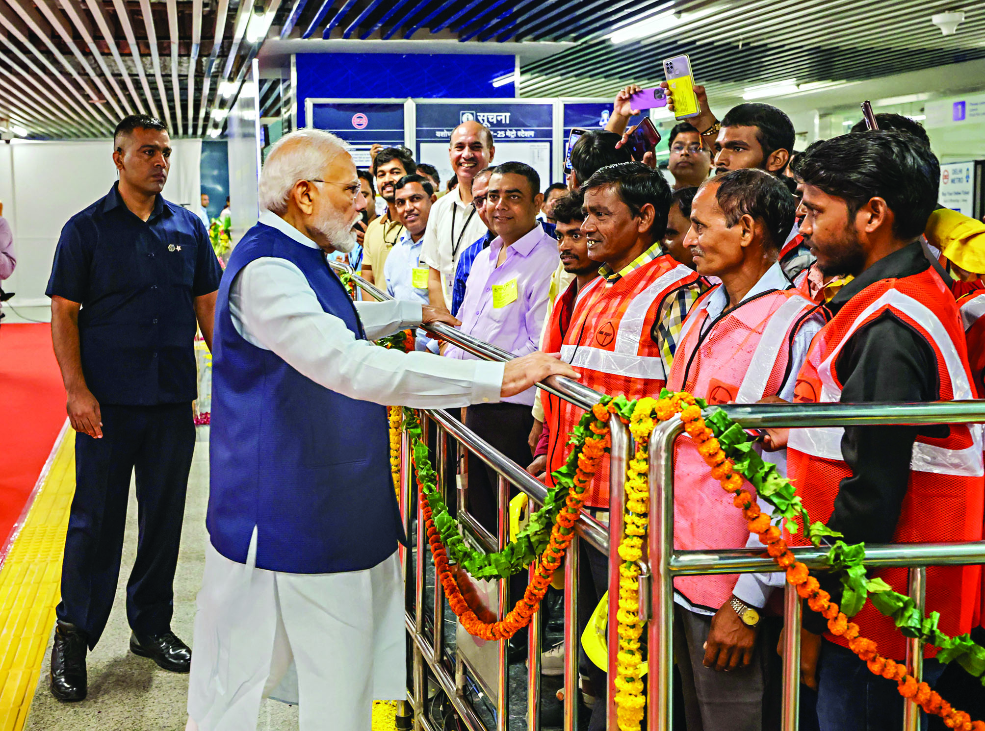 Airport Line Ext to YashoBhoomi Dwarka Sec 25 opens for passengers