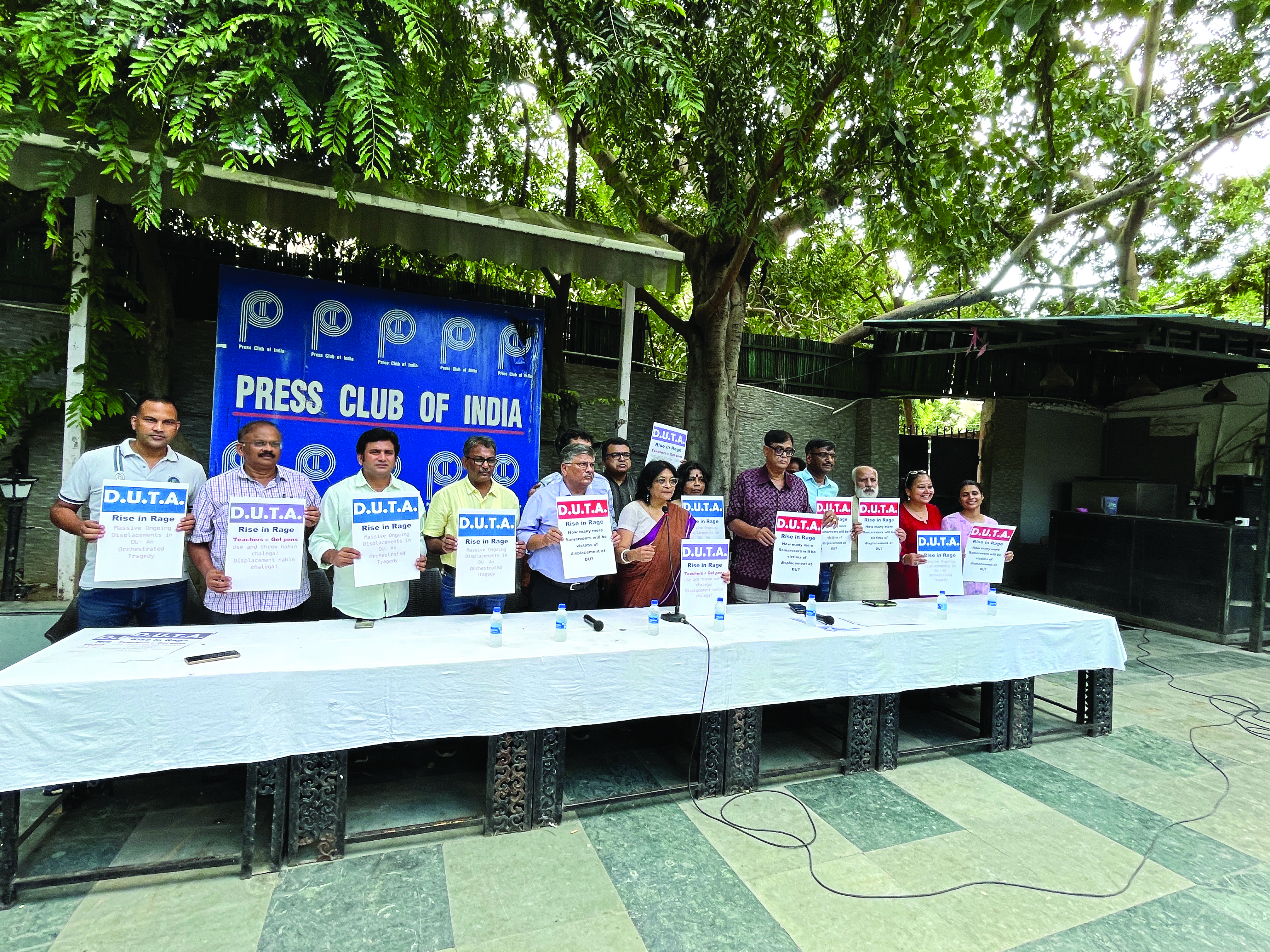 ADUTA protests over displacement of Satyawati College teachers