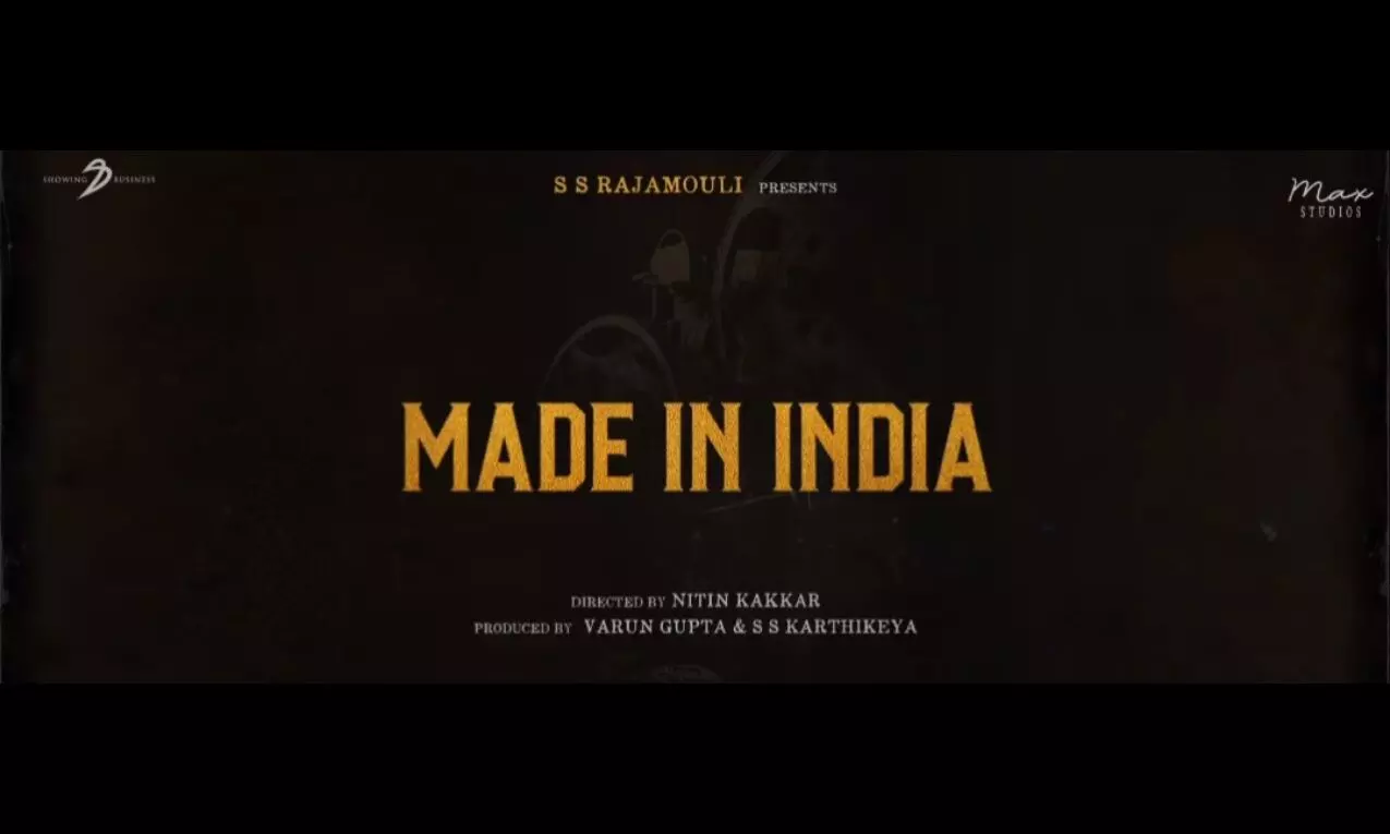 SS Rajamouli to present biopic ‘Made In India’