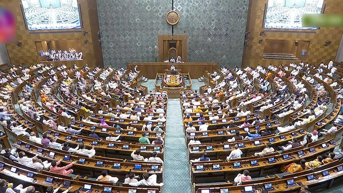 Law Minister  Arjun Ram Meghwal moves womens reservation bill for consideration and passage in Lok Sabha