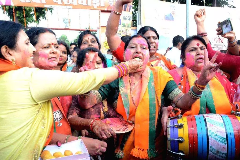 BJP Mahila Morchas Delhi unit thanks PM Modi for introducing womens reservation bill