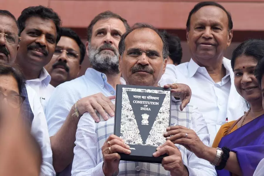 Secular, socialist missing from copies of Constitution given to lawmakers claims Adhir Ranjan Chowdhury