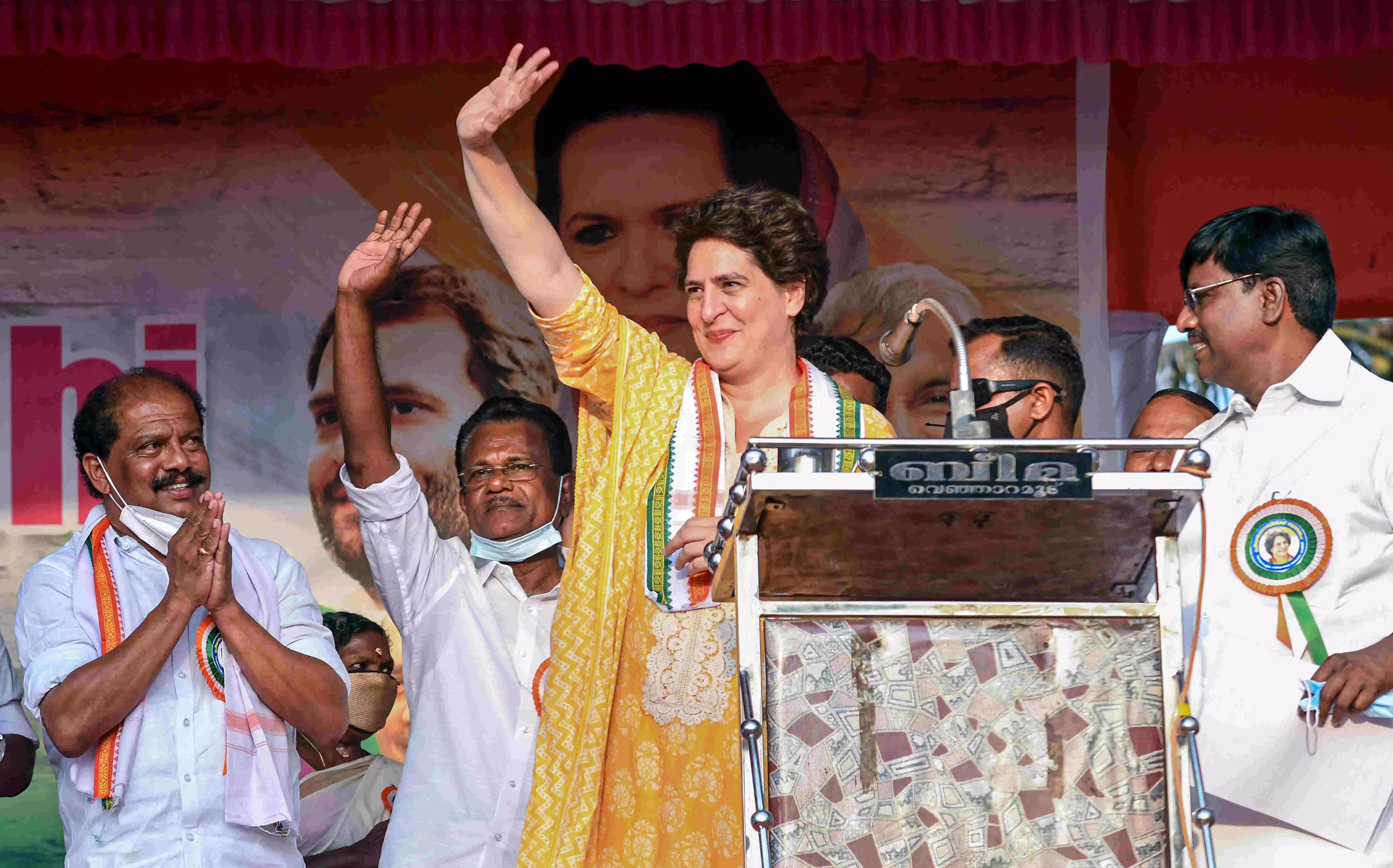 People being misled in name of caste, religion so that they dont ask basic questions: Priyanka at Chhattisgarh rally