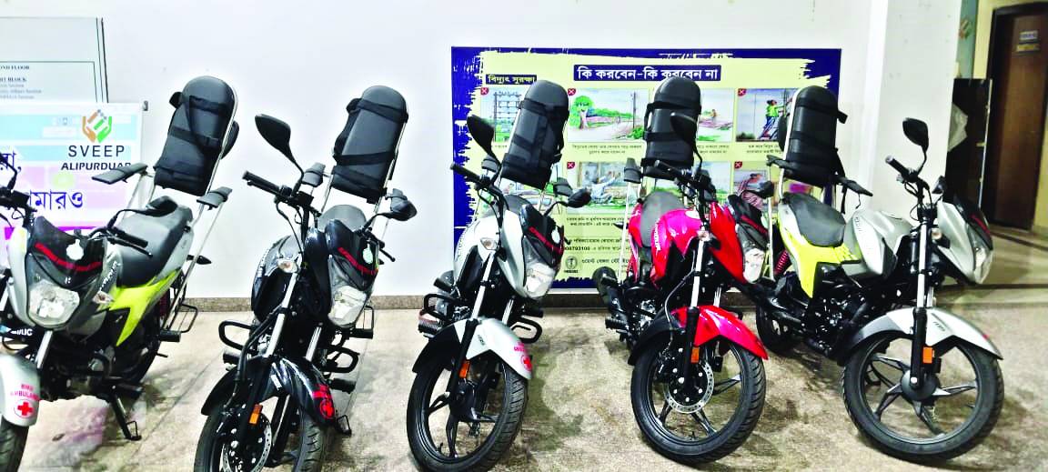 Alipurduar dist plans to launch   bike ambulances in tea gardens