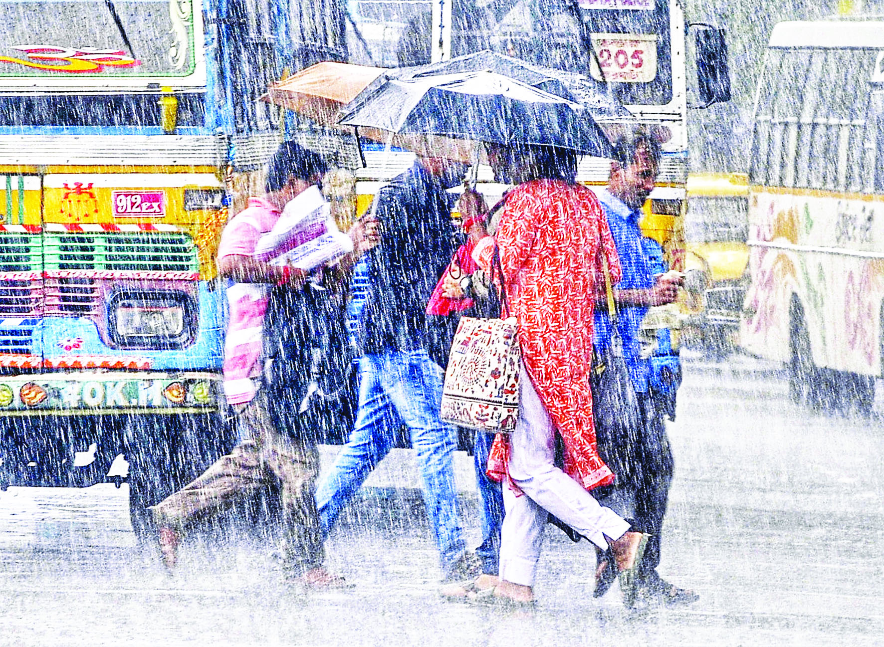 City gets 21.8 mm rain, weatherman   forecasts more showers till Saturday