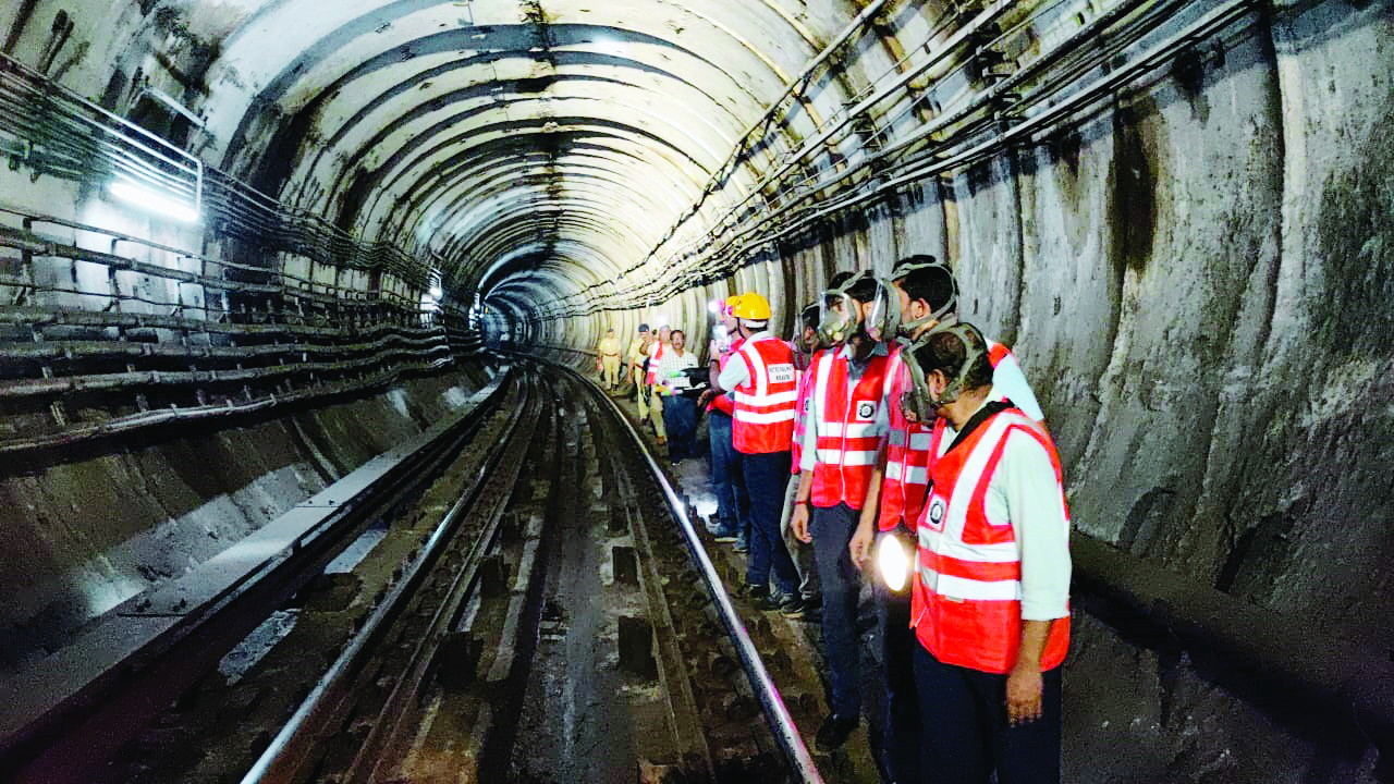 Passenger evacuation mock drill held