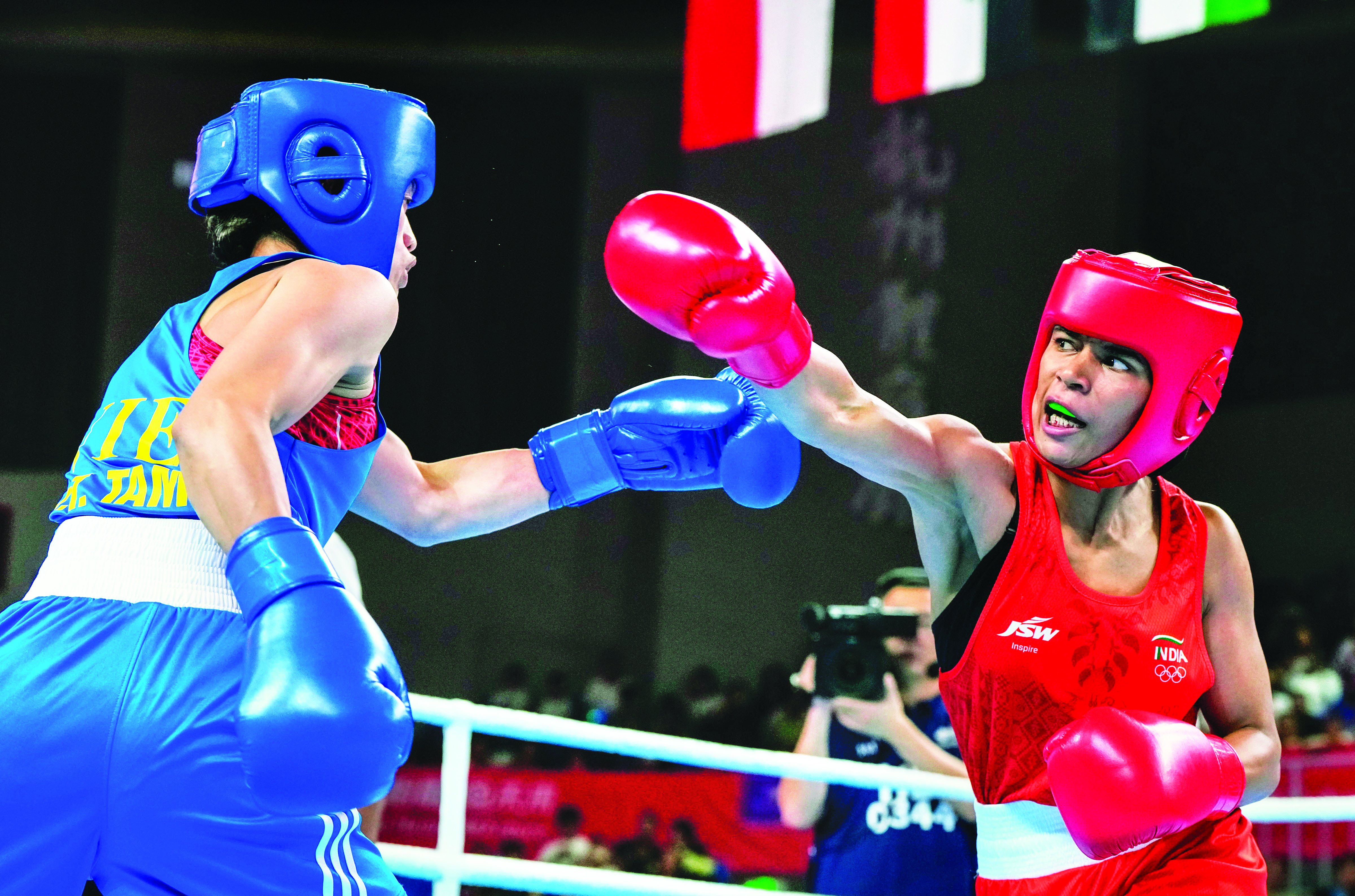 Nikhat begins Asian Games campaign with dominant win