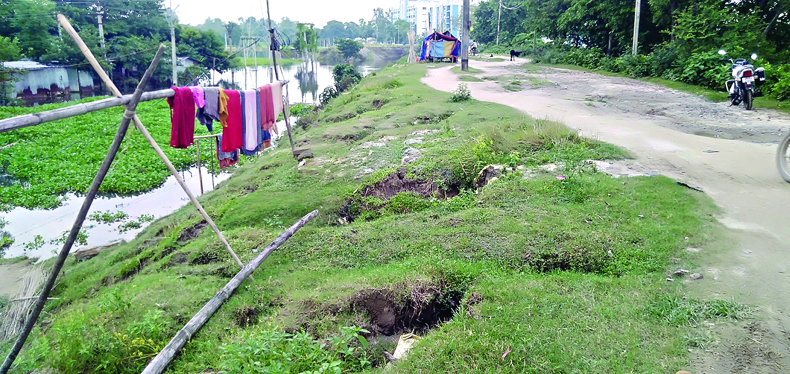 Days of heavy rain damages dam on Kulik River