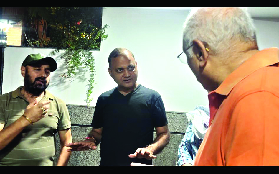 DJB V-C Bharti inspects Safdarjung Enclave area DJB V-C Bharti inspects Safdarjung Enclave area