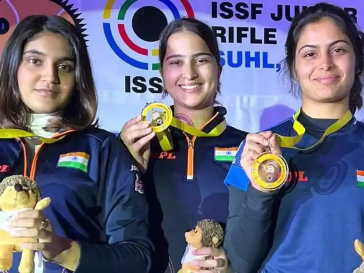 Asian Games: Indian trio shoots gold in womens 25m pistol event Asian Games: Indian trio shoots gold in womens 25m pistol event