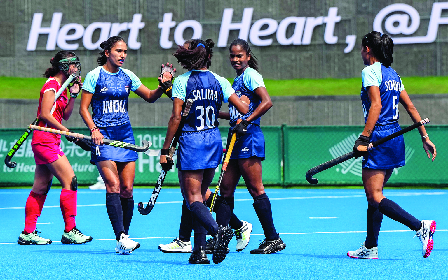 Sangita Kumari hits hat-trick as India blank Singapore 13-0