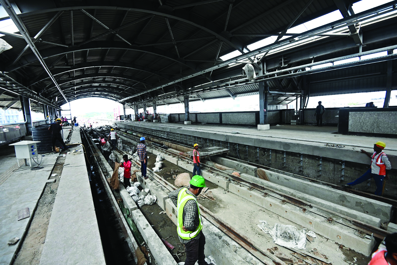 Concreting work of Ritwik Ghatak Metro Stn nears completion
