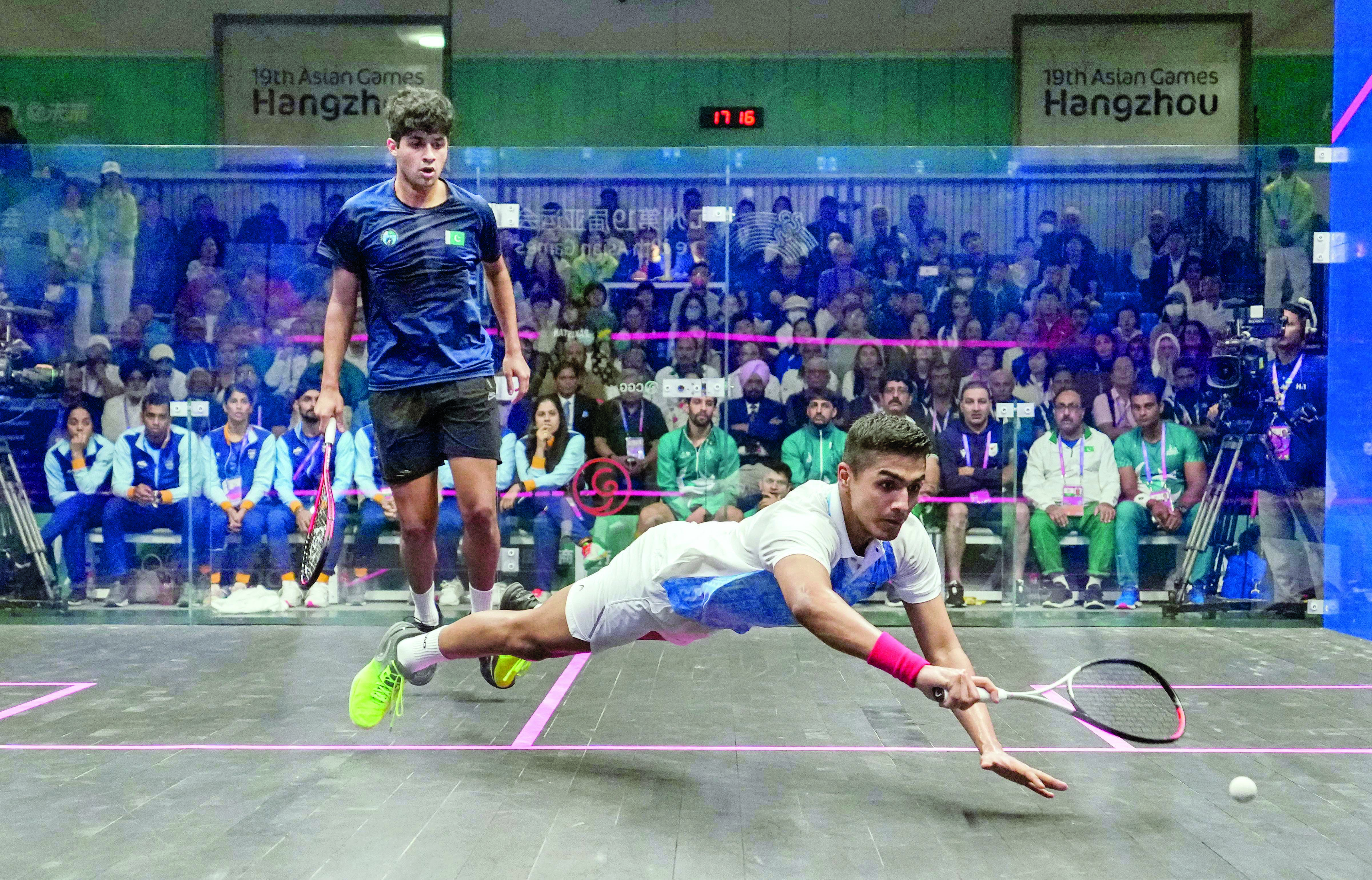 In a thriller, India edge past Pak, win squash gold in Asian Games