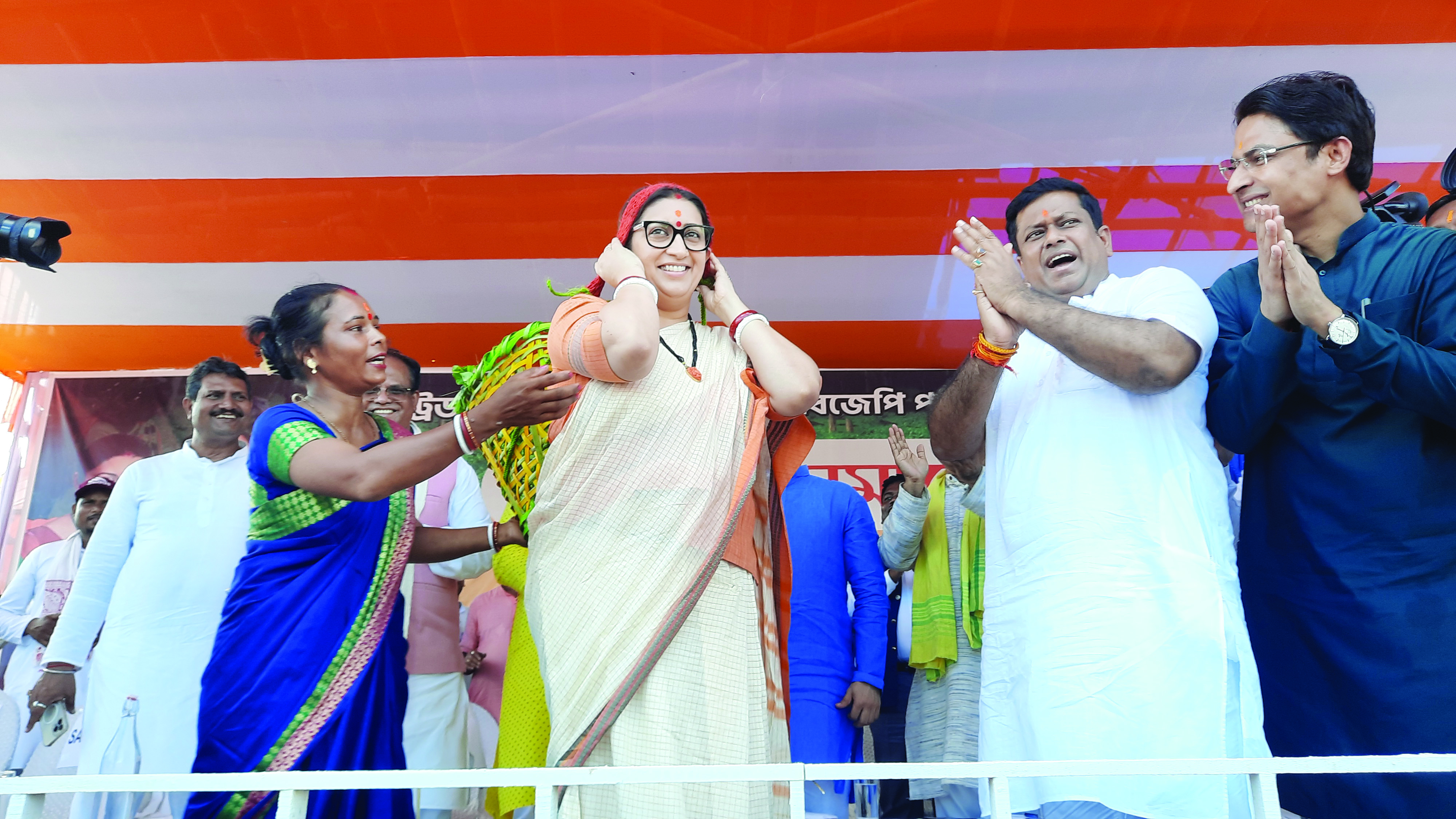 Smriti Irani snubs TMC over rights of tea plantation workers Smriti Irani snubs TMC over rights of tea plantation workers