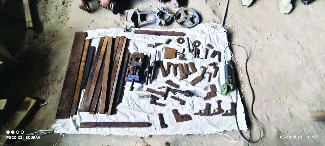 Kolkata Police STF unearths arms factory in Bihar’s Gaya district