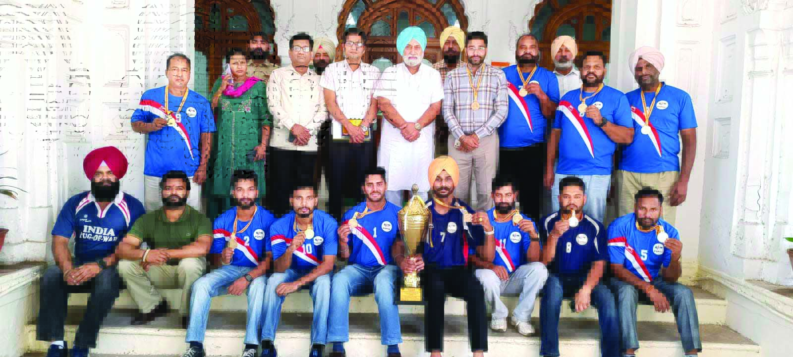 PSPCL lift trophy at national tug of war C’ship