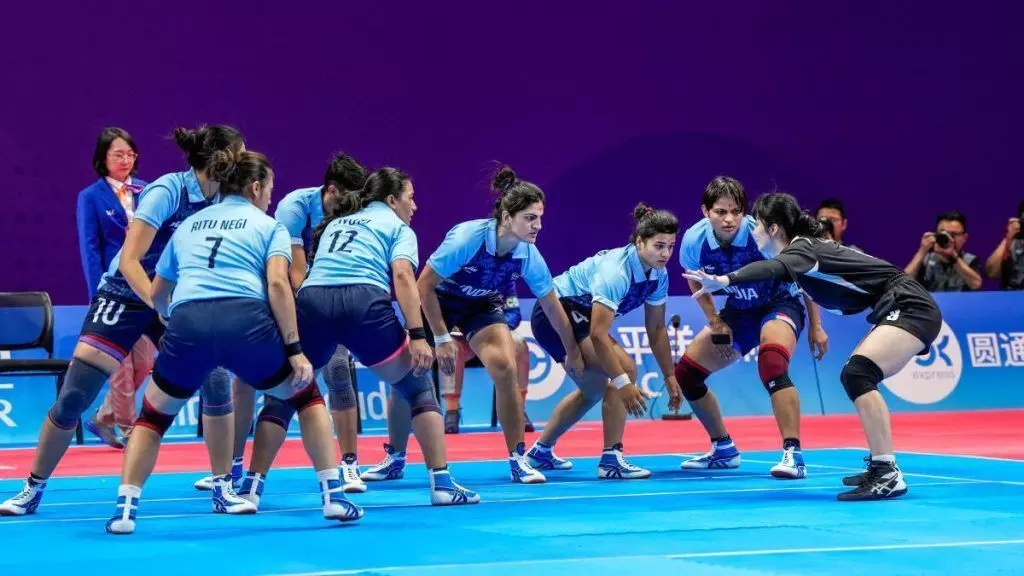 Asian Games: Indian womens kabaddi team regains gold for countrys 100th medal
