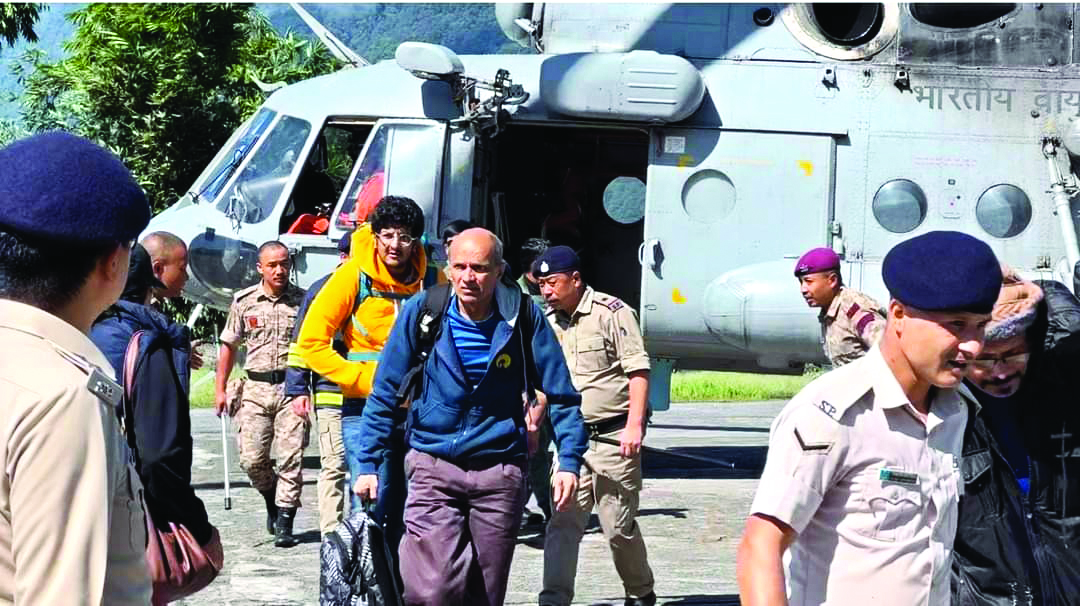 Evacuation operations in   full swing in North Sikkim