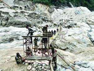 Sikkim flash flood: Search for 105 missing people continues