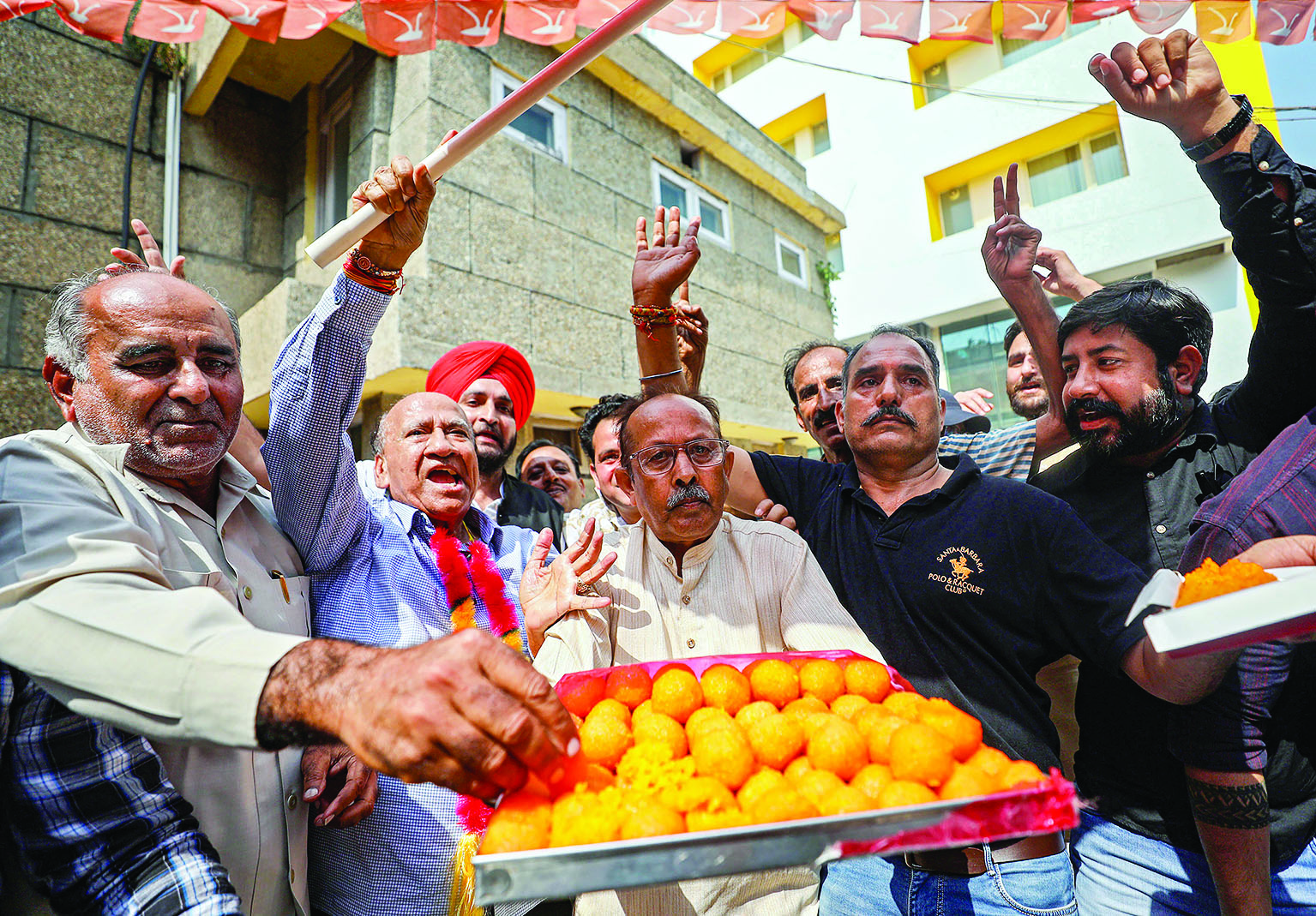 LAHDC-Kargil polls: NC, Congress celebrate win LAHDC-Kargil polls: NC, Congress celebrate win