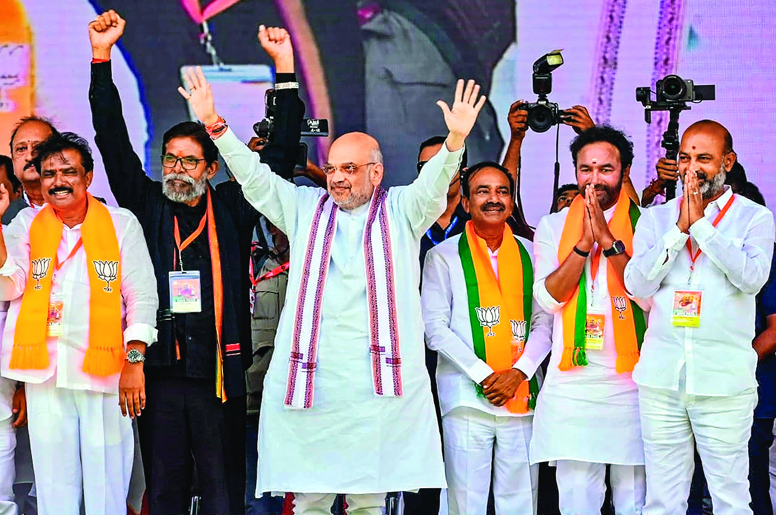 KCR never worked for the poor, aiming to make his son CM: Shah in Telangana