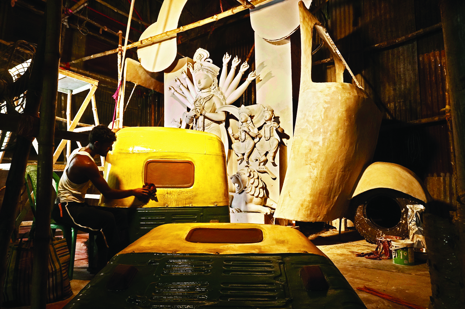 Innovative: Phuchka, Kedarnath and autos set to steal spotlight this Durga Puja