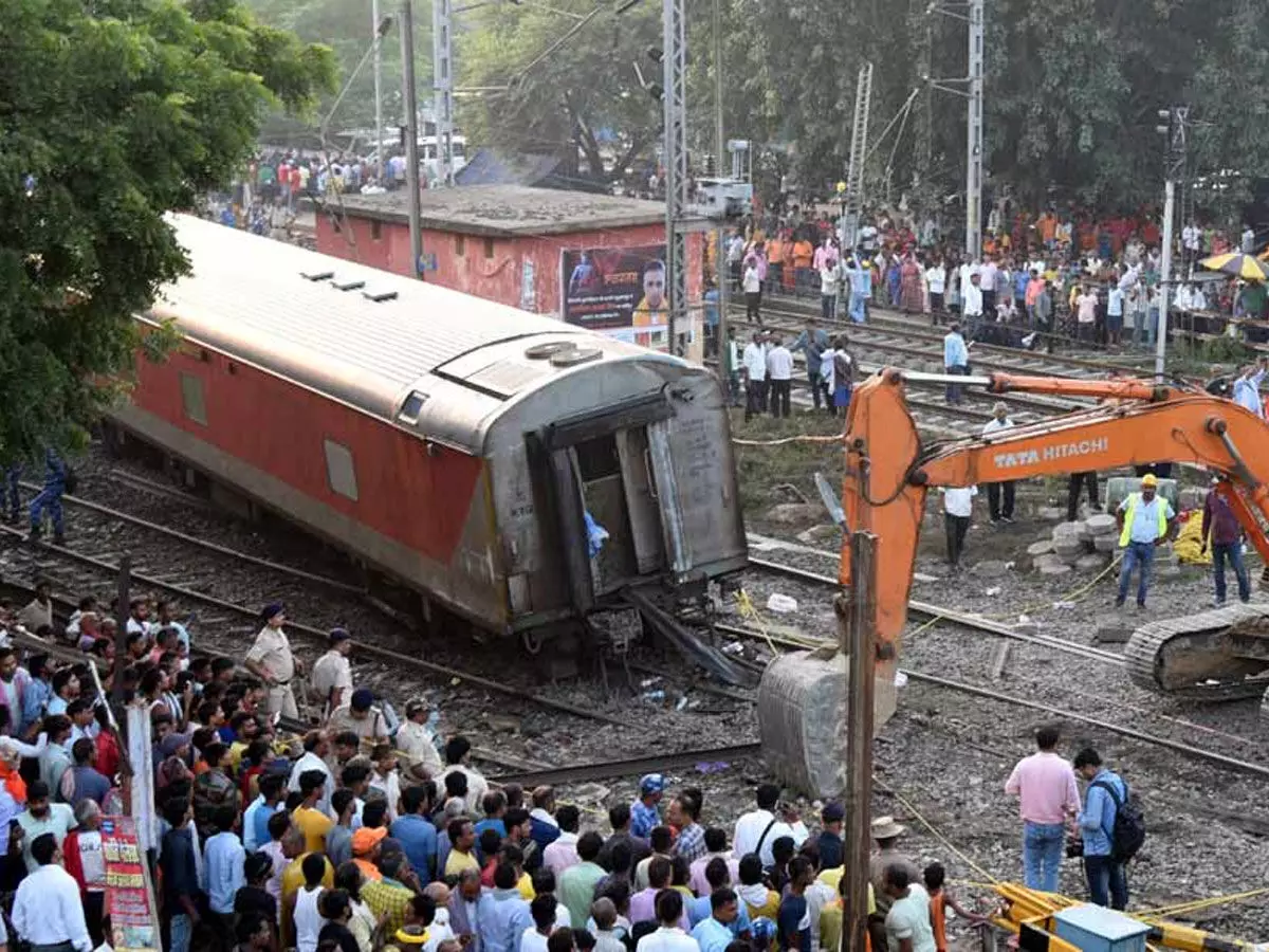 Bihar train accident: Delhi-bound up line restored, work underway on down line