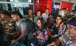 Operation Ajay: Two flights bring back 471 Indians from Israel Operation Ajay: Two flights bring back 471 Indians from Israel