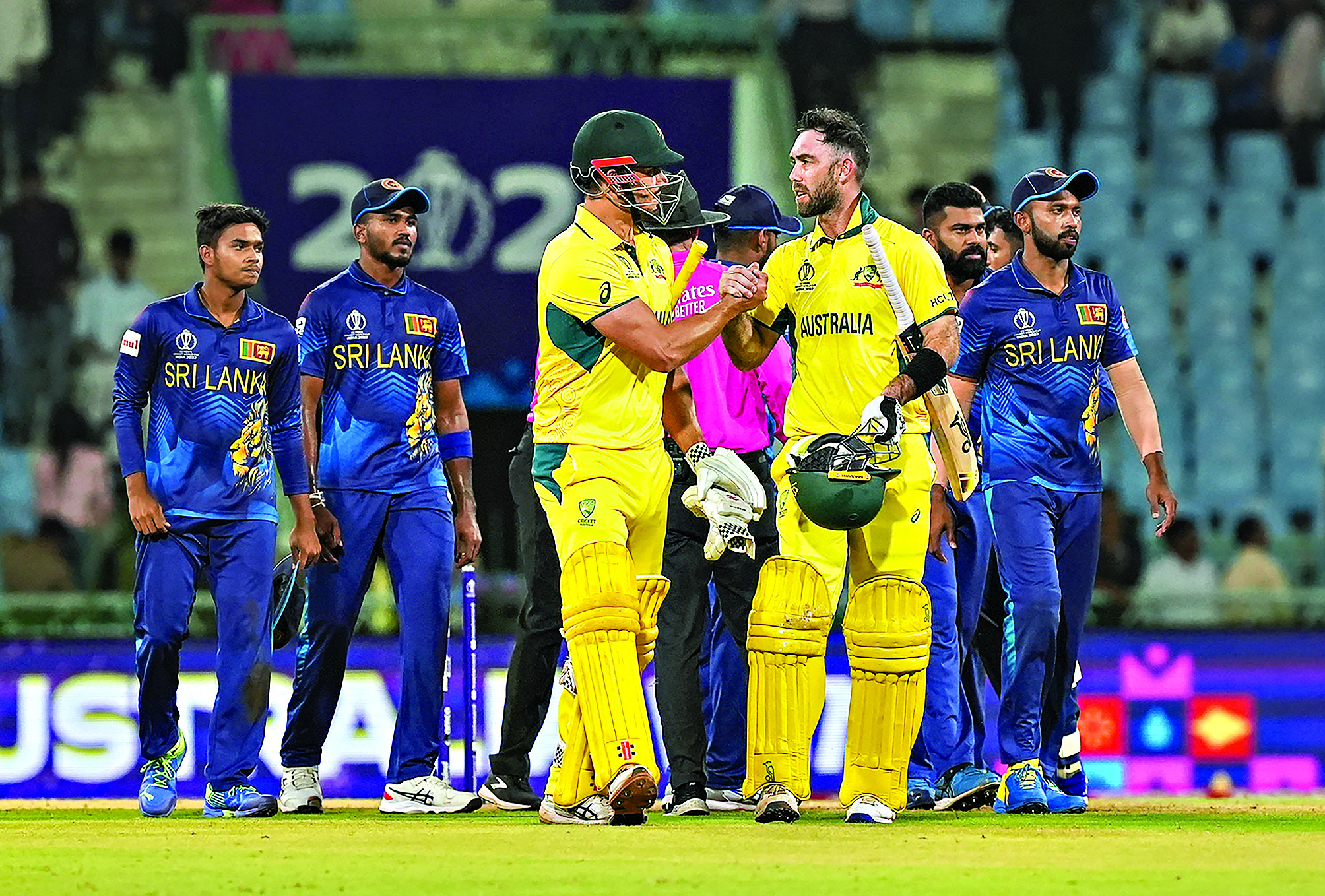 Australia keep alive title hopes with five-wicket win over Lanka